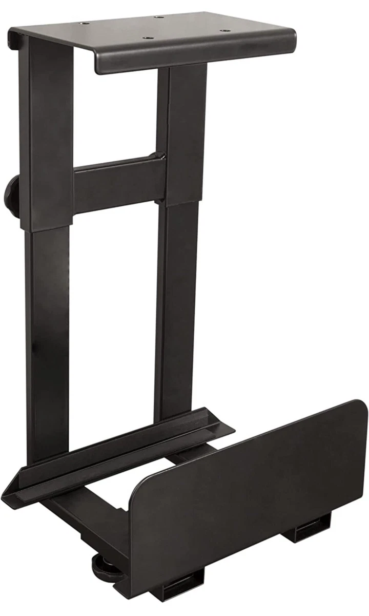 Stand Up Desk Store Adjustable CPU Desktop Computer Tower Holder