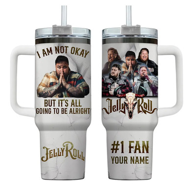 Jelly Roll The Best #1 Fan Its All Be Alright LImited Edition Tumbler
