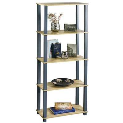 Regal Standregal Bücherregal 5 Ebenen Küchenregal Dekoration Regal 147 cm