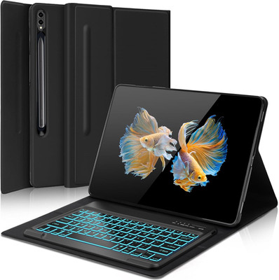 Galaxy Tab S10 Ultra/S9 Ultra/S8 Ultra Keyboard Case 14.6 Inch, 7-Color Backlit,