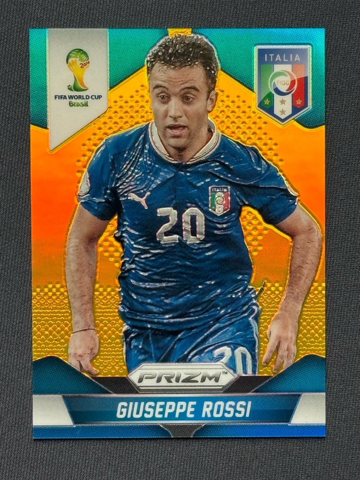 2014 Panini Prizm FIFA World Cup Italy #131 Giuseppe Rossi Gold Prizm #/10