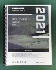 2021 Can-Am Maverick MAX X mr Turbo RR Owner's Manual With Protective Covers
