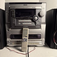 AIWA CX-ZL100 With Original Remote Working Cd/radio/Cassette Read Vintage