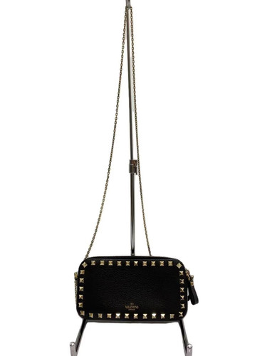 VALENTINO GARAVANI Shoulder Bag Leather Black