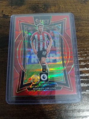 Nathan Collins - Brentford Red Colour Match /88 --- 2024-25 Panini Select