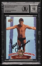 BAS 2010 Upper Deck World of Sports Greg Louganis #204 BGS Authentic Auto ow6