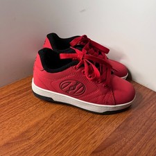 Heelys Shoes Youth Size 13 Red Black Wheels Skater HES10434