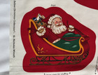 VTG Cut Sew Fabric Panel St. Nicholas Wreath Night Before Christmas VIP Cranston — photo 1