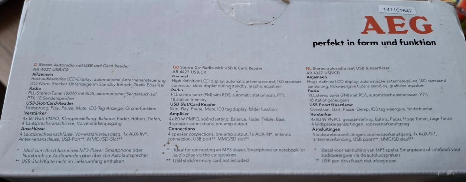 Stereo Autoradio mit USB & Card Reader - Bild 4 von 4