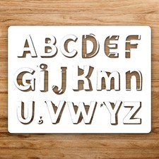 Alphabet Kids Large Reusable Wall Stencil For Painting DIY Home Decor Template