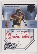 2008 Legends Bowl Edition Sapphire Red Ink 29/100 Charles White #MVP-CW Auto 2t7