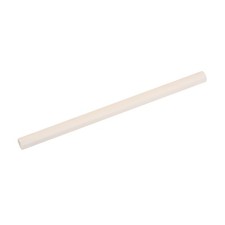 Stove Thermocouple Cover Tube 8x12x200mm Ceramic Beige Single Hole for Stove