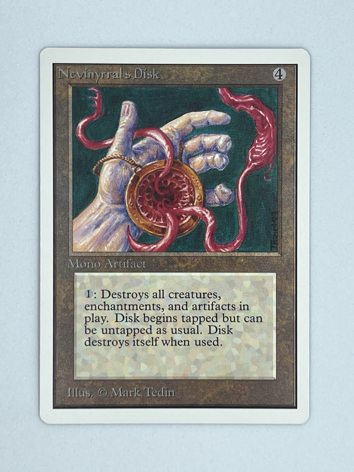 MTG NEVINYRRAL’S DISK Unlimited Edition Regular MT Rare Magic The Gathering