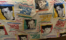 New Kids on the Block Printed Fitted Bed Sheet w/ Band Member Photo Portrait