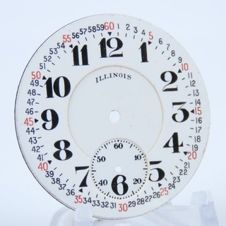 Illinois “Bunn Special” 16 Size Double Sunk Montgomery Enamel Railroad Dial