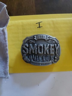 Smokey The Bear Belt Buckle #036/1000 1997 Item #I