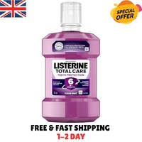 Listerine Total Care Clean Mint 1L Mouthwash Flouride For Oral Care & Bad Breath