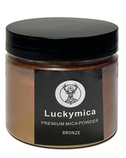 Luckymica Mica Powder for Epoxy Resin, Premium Pearlescent Pigment Bronze
