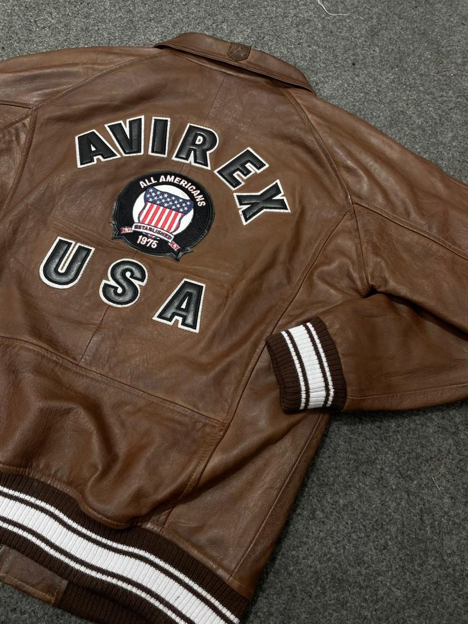 AVIREX LIMITED EDITION OMBRE ICON JACKET VINTAGE BROWN image 9