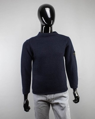 STONE ISLAND Vintage Knitwear Very Rare MADE IN ITALY Black Color size M