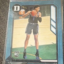 2021-22 Panini Chronicles Playbook Jalen Johnson Rookie Duke Blue Devils #330