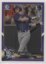 2018 Bowman Draft Chrome Purple Refractor /250 Grant Little #BDC-110 y8h