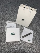 Lacoste Men’s Stainless Steel Bracelet Gift Set – Adjustable 20cm – Boxed
