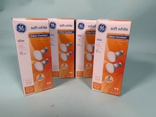 Four Packs 2 ea. 45W GE Soft White Indoor Floodlights 310 Lumens - 8 bulbs