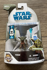 Hasbro Star Wars The Clone Wars Yoda No. 3 Action Figure 1st Day of Issue  2008