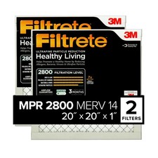 20x20x1 Air Filter, MPR 2800, MERV 14, Healthy Living Ultrafine Particle Redu...