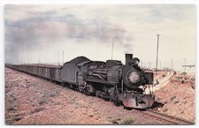 Argentina Steam Locomotive 113 Postcard Rio Gallegos Railway Mitsubishi 2-10-2