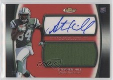 2012 Topps Finest Jumbo Relic Red Refractor 8/25 Stephen Hill #AJR-SH Auto 2t4
