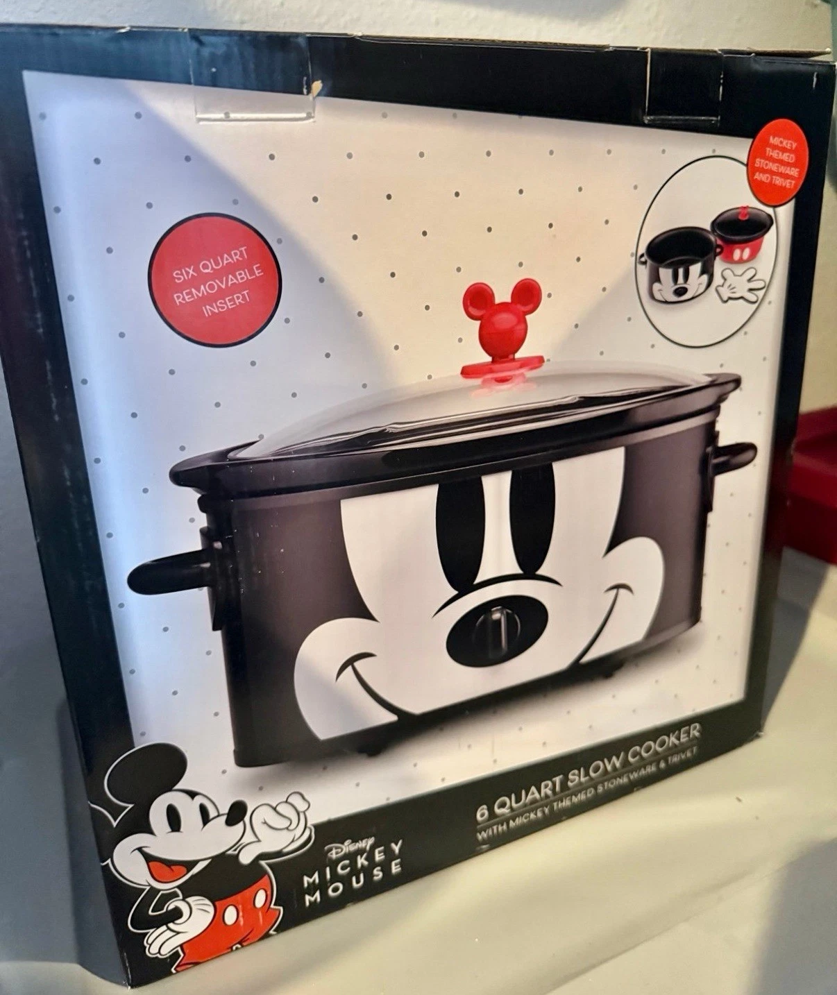 Disney Mickey Slow Cooker 6 Quarts