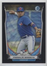 2014 Bowman Draft Top Prospects Chrome Black Wave Refractor Franklin Barreto fm0