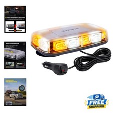 Magnetic Base 12" 72LED Strobe Lights - Waterproof Utility Lights for Vehicles