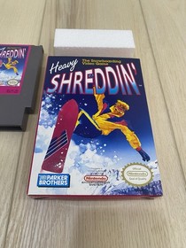 Heavy Shreddin' Snowboarding NES Box Sleeve Cartridge Styrofoam