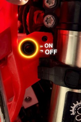 BETA SCHEINWERFERSCHALTER DONGLE BETA 2018 bis 2026 RACE FACTORY SWITCH BELEUCHTET ENDURO