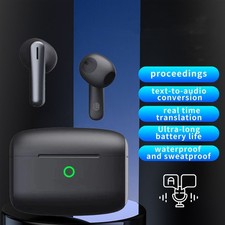 Language Translator Earbuds Support APP Real Time Bluetooth 5.3 Long Endurance