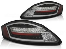 Voll LED Lightbar Rückleuchten für Porsche Boxster 987 + Cayman 04-09 Schwarz