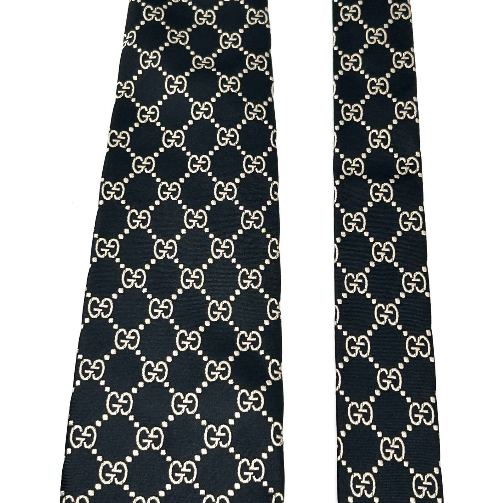Gucci GG Pattern Interlocking Necktie Black Luxur… - image 5
