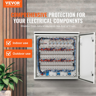 24x24x12 NEMA 4 Electrical Enclosure IP65 Steel Outdoor Indoor