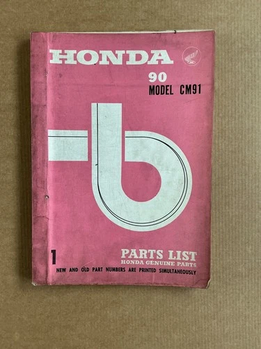 GENUINE HONDA 90 C90 CM91 STEP THRU 1966 PARTS BOOK MANUAL CATALOGUE MICROFICHE