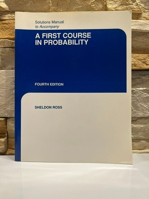 A First Course in Probability Sheldon Ross Fourth Ed. 1994 Paperback Used Book