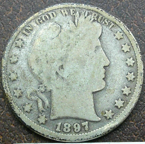 US 1897 Barber Half Dollar **