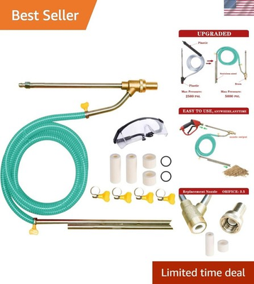 #ad Pressure Washer Sandblasting Kit Green 5000 PSI Chrome 2 Ports Sandblas... $59.98