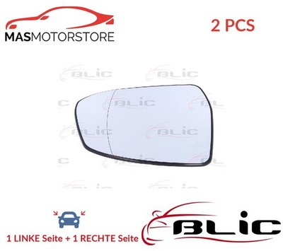 AUßENSPIEGEL SPIEGELGLAS PAAR BLIC 6102-02-1272371P 2PCS I FÜR FORD MONDEO IV