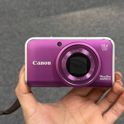 Canon PowerShot SX210 IS Digital Camera 14.1 MP 14x Optical Zoom AE/FE Lock