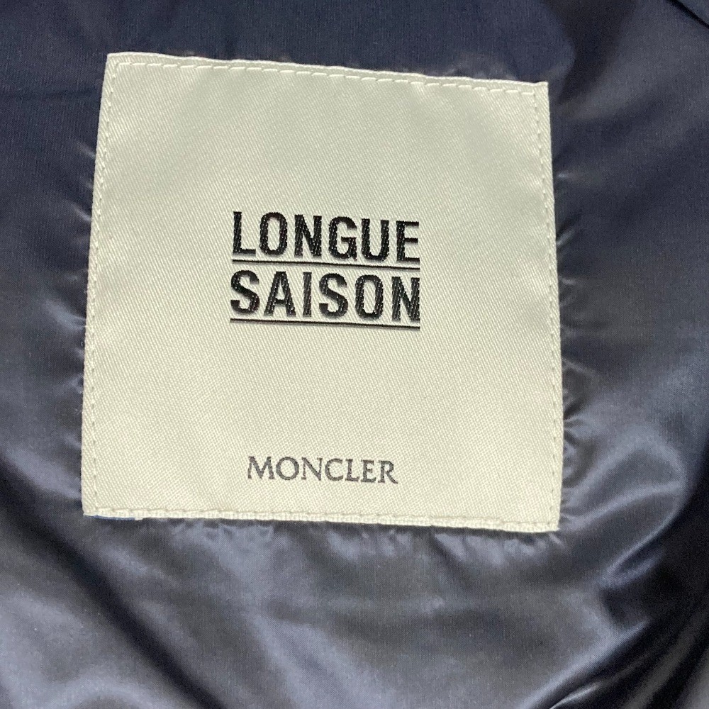 MONCLER MEDOC Down Vest, Kids' Size 14 Navy Kids USED thumbnail 6