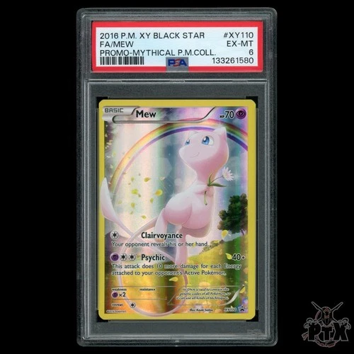 Mew #XY110 PSA 6 Mythical premium collection promo Pokemon