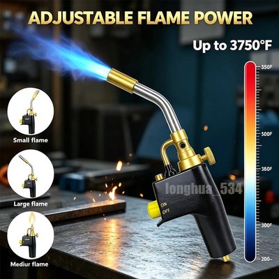 For TS8000 Trigger Start Mapp Gas Torch High Intensity Propane Torch Welding Kit